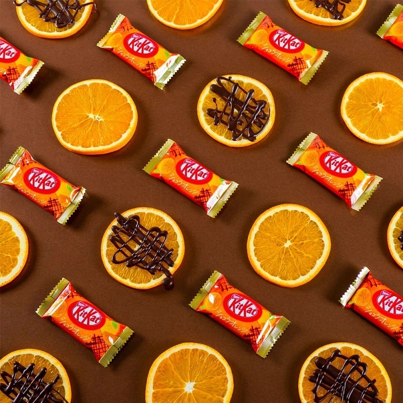 KitKat al gusto cioccolato all'arancia - Nestle' 104g. (9 pezzi) - immagine 3